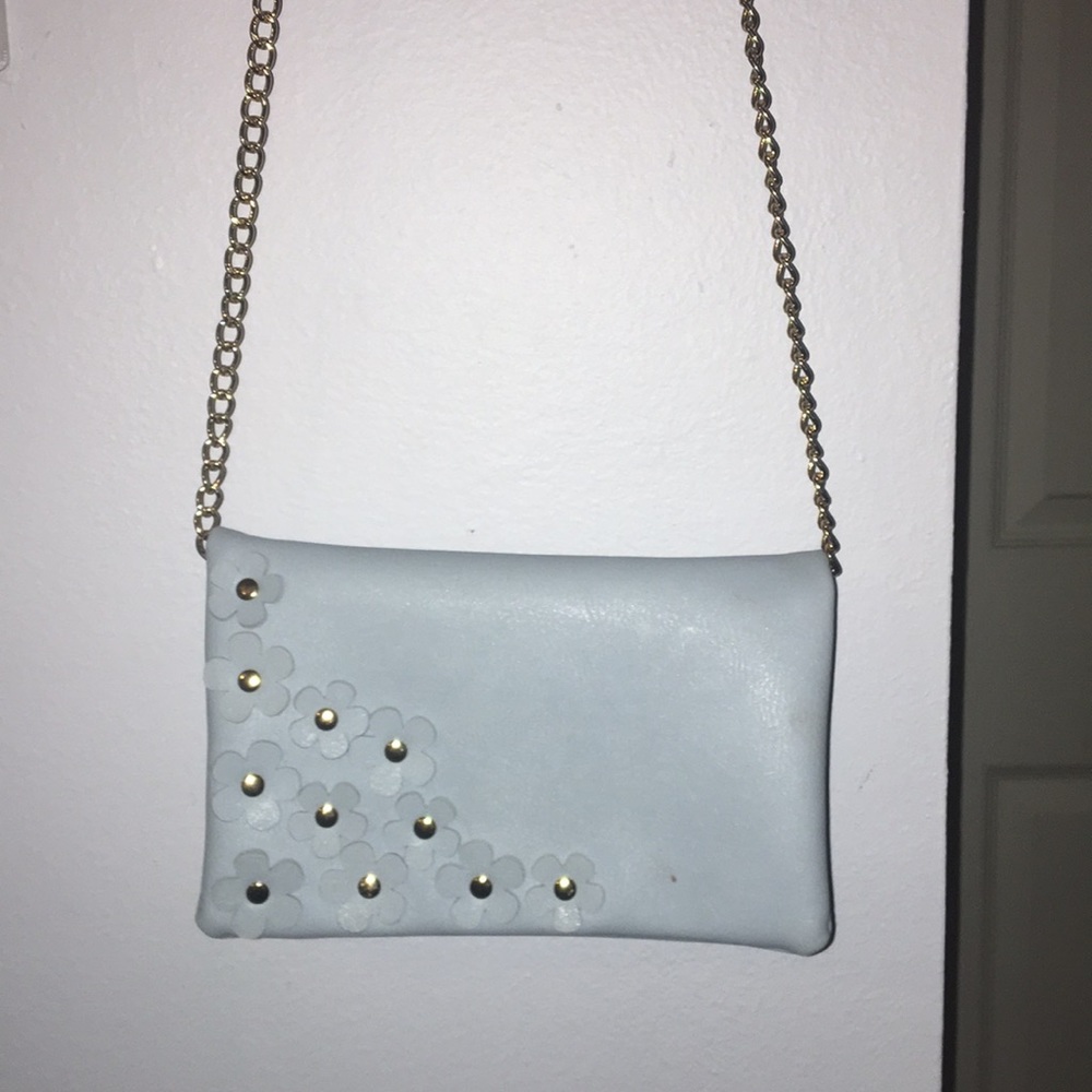 Baby blue crossbody